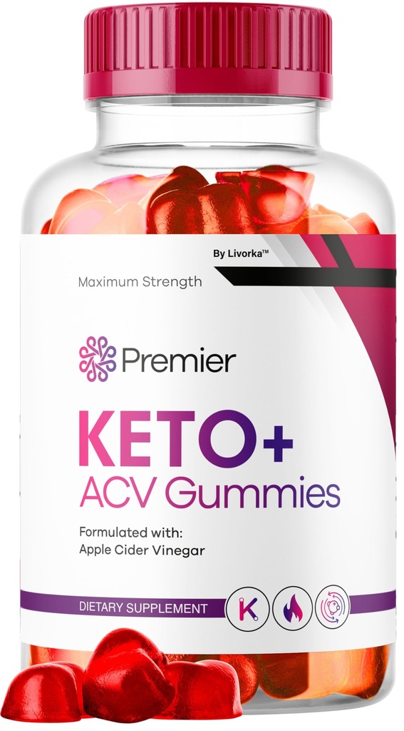 Premier Keto Plus ACV Gummies for vægttab, Premier Keto + ACV Gummies, Premier Keto Plus ACV Keto + Gummy Extreme, 60 Gummies for 1 måned