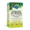 Naturlige faktorer hele fødevarer Synbiotiske Pre + Probiotiske 10 Millioner - Økologisk Gut & fordøjelsessygdomme supplement - Non-GMO, Gluten- Free & Dairy- Free - 60 vegetariske kapsler (60 Servere)