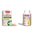 Jarrow Formulas Probiotika & Bone Support Bundle med Jarro- Dophilus EPS 10 Millioner CFU og BoneUp med vitamin D3, K2 & Calcium