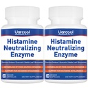 DAO Enzyme supplement Histamine Diaminoxidase supplement til Glat fordøjelse - Lavet i USA - 60 Softgels (2 flasker)