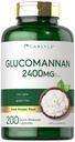 Carlyle Glucomannan Kapsler 124; 200 Greve • 124; Opløselige Fiber Pills • 124; Non- GMO, Gluten Free Supplement