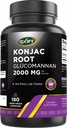 Oxify Konjac Root Glucomannan 2000 mg 12. 4; 180 Vegetariske Kapsler 12. 4; Glutenfri, ikke- GMO 12. 4; Supplement Made in USA