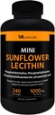 ML Naturals Mini Sunflower Lecithin 240 Softgels. Phosphatidylcholin, Phosphatidyllinositol, Phosphatidylthanolamin, Phosphatidinsyre, NSF- Certificeret & cGMP- Compliant