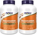 Now Foods Supplements, Glucomannan (Amorphophallus konjac) Pure Powder, Supports Regularity *, Sund Vægt Management *, 8 Ounce, (pakke med 2)