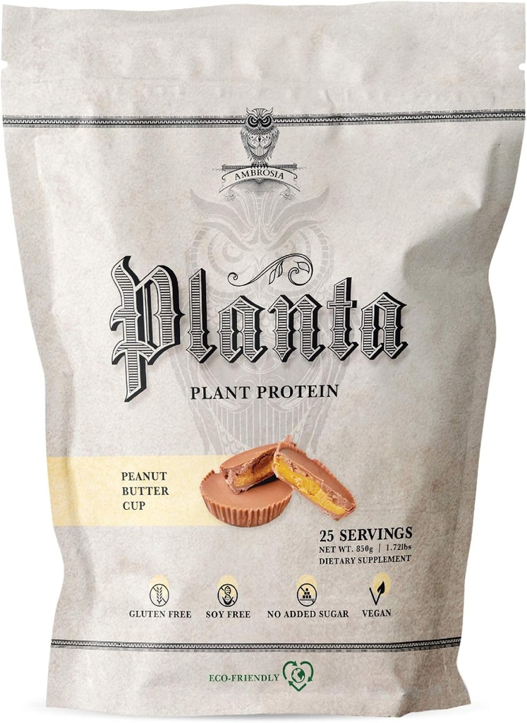 Ambrosia Planta - Premium Plant- baseret protein124; Vegan & Keto Friendly