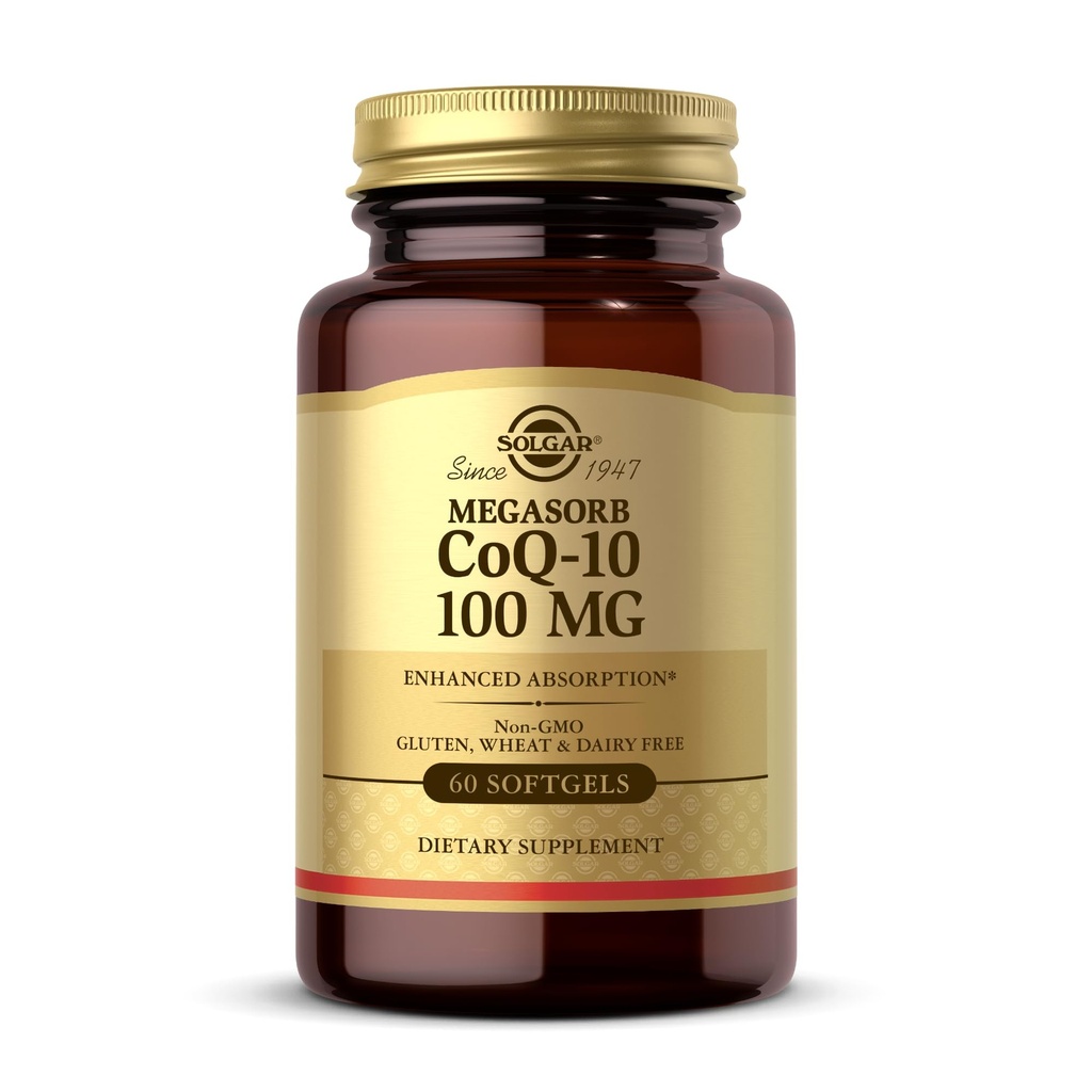 Solgar, Megasorb Coq- 10 100 Mg, 60 Softgels