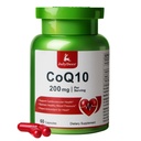 JulyDeer CoQ10 200mg med vitamin E 20mg, høj Absorption Antioxidant Coenzym Q10 Support for Heart, Energy, Total Health Supplement 60 Kapsler