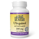 Natural Factors Ubiquinol 100 mg - Supports Heart Health & Natural Vitality - Antioxidant Support Supplement with Superior Absorption - Energy Support with Flaxseed Oil - 120 Softgels (120 Servings)