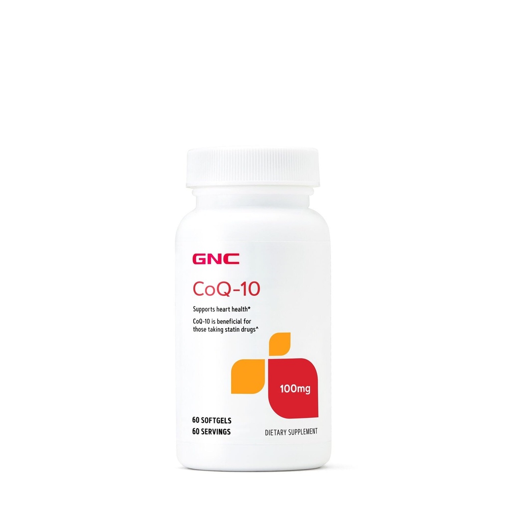 GNC CoQ10 100mg tillæg, understøtter hjerte sundhed, 60 Servering