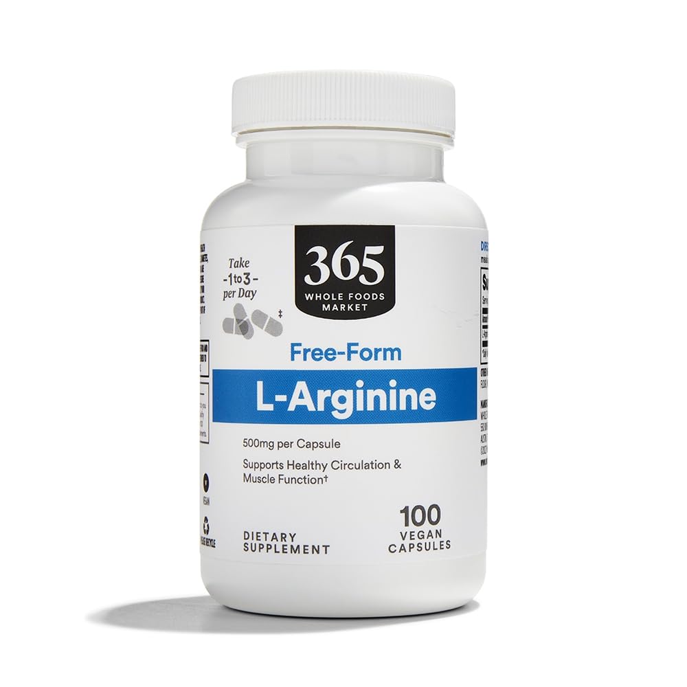 365 by Whole Foods Market, L Arginin 500Mg 100 Veggie Caps