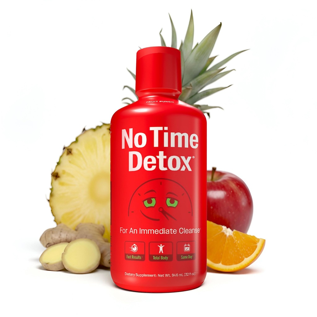 Same-Day Detox Cleanse Drikke, Hurtig fungerende - 32 oz - Fruit Punch - Professionelt Formuleret Herbal Detox Drikke