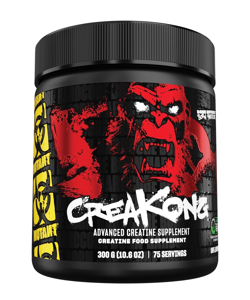 Mutant Creakong - 300G af Levering Sheer Uforfalsket størrelse og magt, En Creatin Blend, der leverer kun rene kreaturer fra verdens førende kreatin kilder.