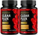 (2 Pack) Clear Flux - Clear Flux supplement, Clear Flux, Clear Flux piller, Clear Flux supplement, Clear Flux kapsler, Clear Flux supportpiller, Clear Flux Advanced supplement, 60 kapsler til 2 måneder