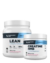 Transparent Labs Lean Pre- Workout (30 Serveringer, Strawberry Lemonade) & Creatin HMB (30 Serveringer, Strawberry Lemonade)