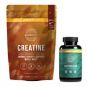Primal Creatin Powder + Primal Multi Collagen Kapsler Bundle â 124; 2- Pack â 124; Support Styrke, Inddrivelse, Joint & Skin Health â 124; 30 Servere hver