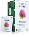 NUTRALIVER - Lever Detox & Rense Tea - Mælk tidsel, gurkemeje & Fennel - 40 indhyllet te poser - Urtete - 2 pakke