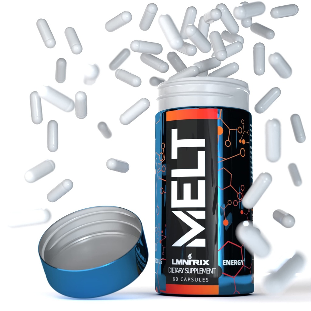 MELT EXT - Ekstrem termogen fedt brænder - kraftfuld vægttab støtte, stærkere end de fleste kost piller - True Plateau Destroyer - tabe vægt hurtigt for mænd og kvinder - Rigtige resultater - 60 caps