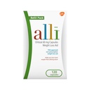 alli vægttab kost piller, Orlistat 60 mg kapsler, ikke receptpligtig vægttab støtte, 120 Count Refill Pack