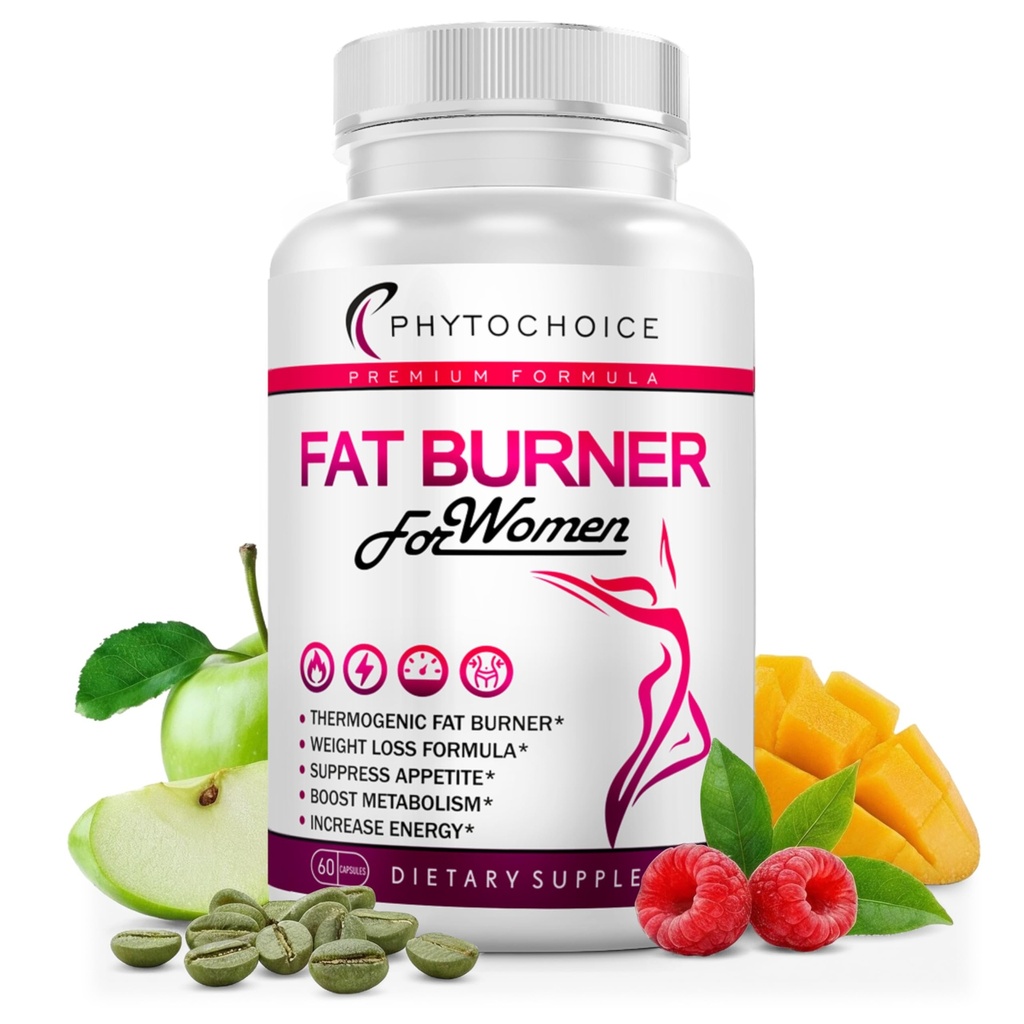 Belly Fat Burner til kvinder - kraftfulde vægttab piller, der target Stubborn Belly & Tigh Fat - Termogen Metabolisme Booster, Appetite suppressant & Bloating Relief - Avanceret slankeformel