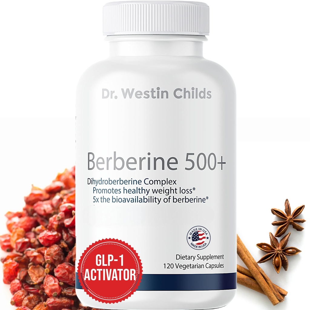 Dr. Westin Childs Dihydroberberine Supplement 200 mg for kvinder & mænd, cardiovaskulær, Gut, Thyroid, & immunforsvar med Alpha Lipoic Acid - kan være 5X mere effektiv end Berberine HCL