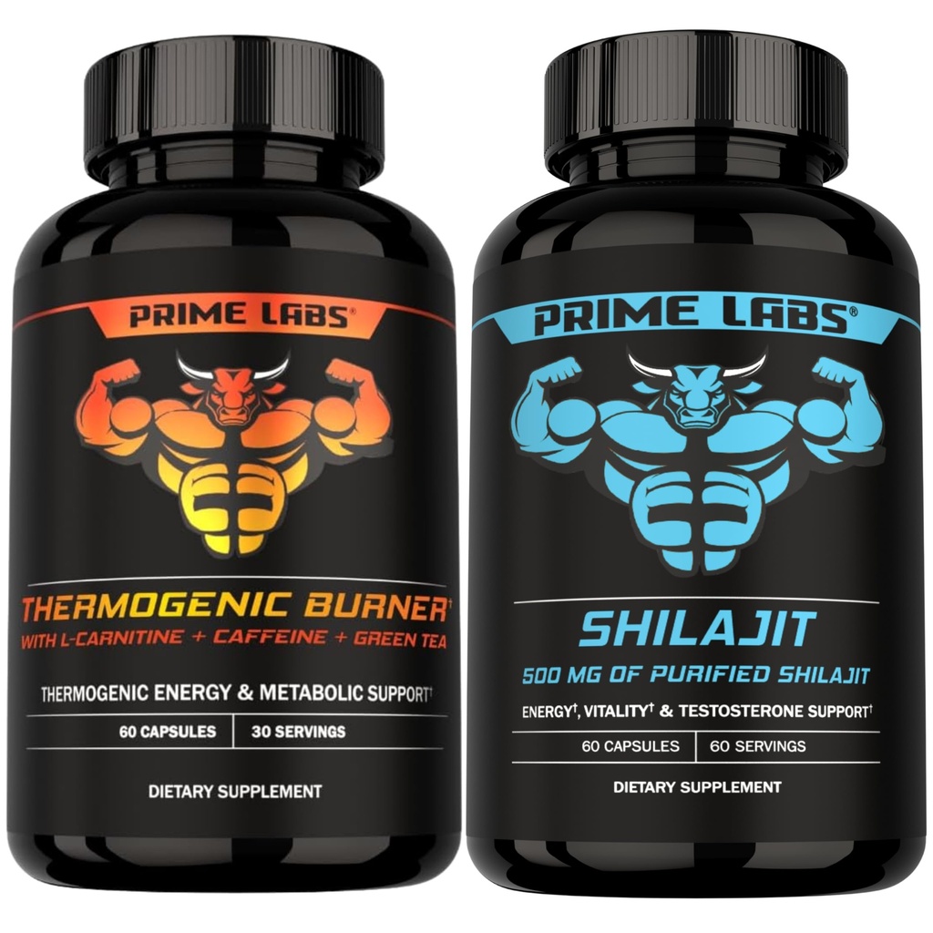 Prime Labs Thermogen Burner + Shilajit kapsler