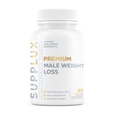 Premium mandlige vægttab - Fat Burner for mænd - understøtter sunde veje forbundet med GLP-1 Aktivitet - Appetite Suppressant, Energy Booster, Hjælper Sustain Muscle - 60 Unisex kapsler