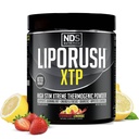 LIPORUSH NDS Nutrition XTP Thermogen Fat Burner med L- Carnitin - Energi, Focus, og Appetite Control - Ekstrem termogene Fat Burning Powder vægttab - Jordbær Lemonade (45 Servere)