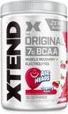 Xtend Original BCAA Powder Airheads Candy Flavor, 7g BCAA og 2,5 g L- Glutamin, Sugar Free Post Workout Muscle Recovery Drik med Aminosyrer til mænd og kvinder, 30 Servering
