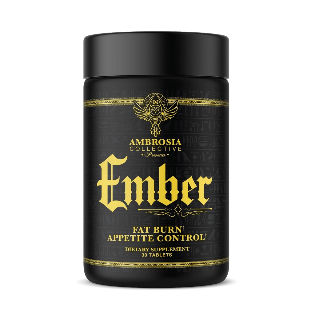Ambrosia Ember Thermogen Fat Burner Kapsler Note 124; Appetite Support til mænd og kvinder