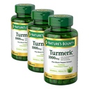 Nature 's Bounty Gurmeric med Black Pepper Extract, Understøtter Antioxidant Health, 1000mg, 60 Kapsler, (Pack of 3)