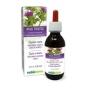 Naturalma Milk Thistle (Silybum marianum) Frugt og urt Alkoholfri tinktur - 4 fl oz flydende ekstrakt i dråber - Urtetilskud - Vegan