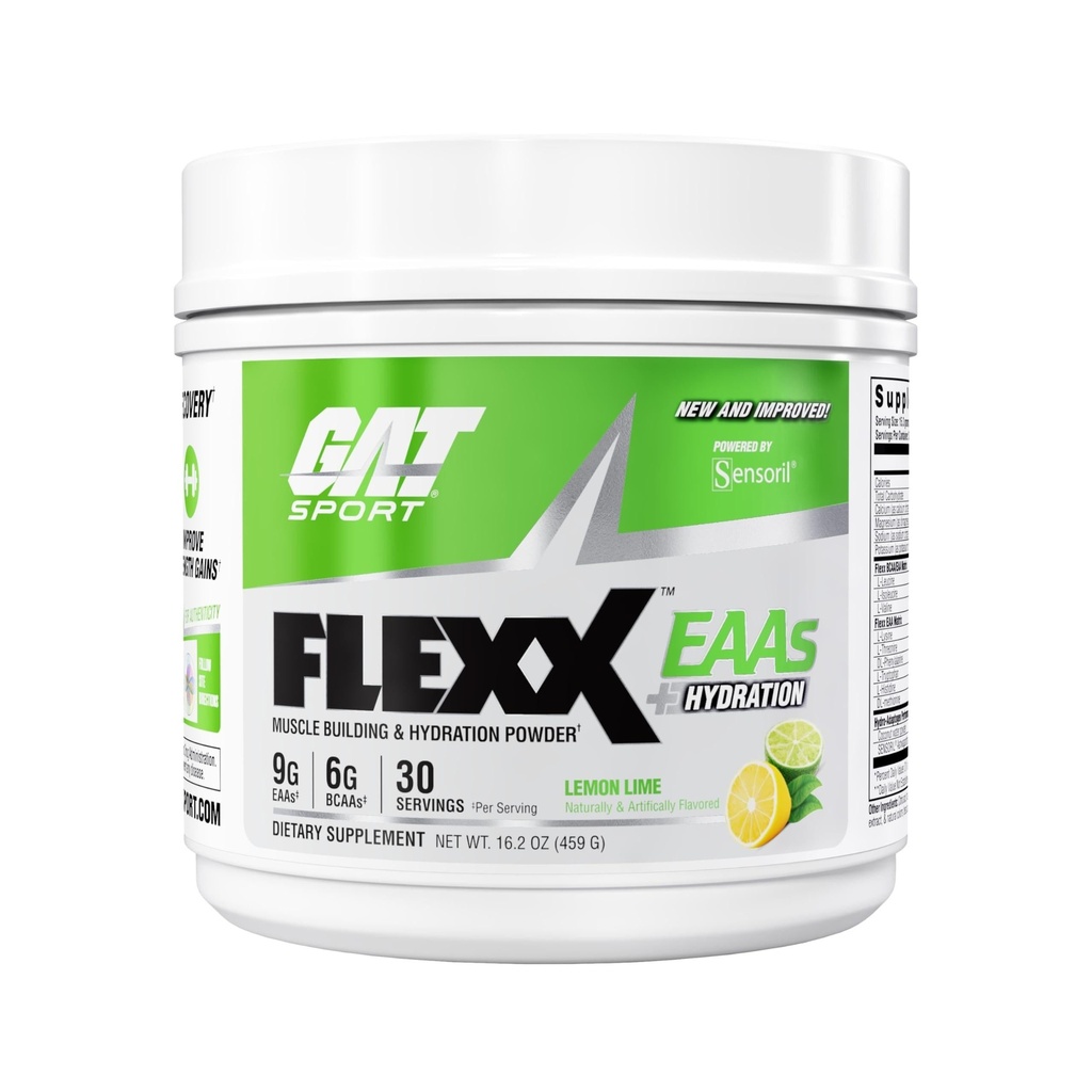 GAT SPORT FLEXX EAA - Ny & Forbedret 9g EAA + Ashwagandha Б124; Muscle Recovery & Hydration