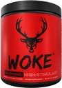 Bucked Up - Woke - HØJT STIM Pre Workout - Bedste smag - Focus Nootrop, Pump, Styrke og vækst, 30 Servere (Strawberry Kiwi)