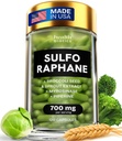 Sulforaphane Supplement Organic Broccoli Sprutter Name 124; Stabiliseret Sulforaphane fra Broccoli Florets & Frø Beeg 124; Organic Svovl Kosttilskud 120 Pills