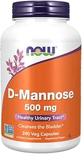 Foods D- mannose 500 mg, 240 Veg kapsler
