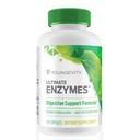 Youngevity Ultimate Enzymes ® - Multi Enzymes til fordampning, Gas & Bloating Relief - Betaine HCl, Ox Bile, Pancreatin 10X, Papain 6M, Pepsin 1: 3000 (120 kapsler)