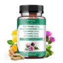 GREENPEOPLE Lymph-Liver Cleanse Detox & Repair - Strength Milk Thistle 30X Extract - Standardized and Concentrated 80% Silymarin w/Vitamin,95% curcuminoids & 17+Liver Health Nutrients Vegan 120CT