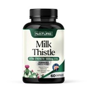 Built by Nature Milk Thistle Liver Detox Supplement with Silymarin Extract & Dandelion Root – Gentle Herbal Liver Cleanse for Men & Women - Liver Health Support - Non-GMO - 60 Veggie Capsules