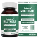 SoActive® Milk Thistle: 10X More Effective Milk Thistle Phytosome, Optimized for Essential Bioactive Silybin A & B Plus Bilear® Artichoke Extract & Bile Enhancer - Liver Support | 60 Servings