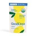 GOODONYA Organic Hydration Electrolyte Drink Mix, Certified Organic Hydration Powder, Non-GMO, Biochecked Glyphosat Free, Low Sugar, Lemonade Flavor, Ingen Kunstig Smag, 20 Servere