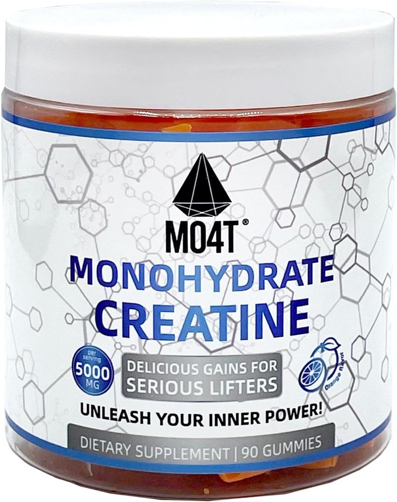 Creatin monohydrat Gummies 5000 mg til mænd og kvinder, Sugar Free Creatinine Gummies Orange Flavor