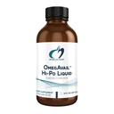 Designs for Health OmegAvail Hi-Po Liquid - High Concentration 1500mg EPA 1500 DHA - Triglyceride Omega 3 Fish Oil Heart Health & Brain Supplements - Natural Lemon Flavor (8oz)