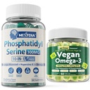 Nextdia Vegan Omega 3 Gummies 1 Pack + Phosphatidylserine Gummies Sugar Free 2 Pack