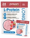 Prolon Longevity Plant Based Protein Powder | Muscle Synthesis & Repair, Healthy Aging, Boost Performance | Vitamins, Gluten Free, Amino Acids, Antioxidants | 25g of Protein | Berry, 24 Packets