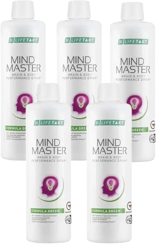 LR Sundhed & Skønhed Lifetakt Mind Master Formel Green Hver dag naturlig behandling Mænd sæt på 5-500 ml. / 16,9 fl.oz.