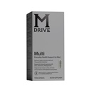 Mdrive Multivitamin til mænd, Daglig Multivitamin - immunforsvar fra zink, Selen, Mangan & D-vitamin, enzymer til fordøjelsesstøtte, CoQ10 til energi og vitamin K2, 90 kapsler