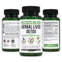 Siberian Green Herbal Lever Detox med mælk Thistle Artiskoke Dandeelion 60 Kapsler - Traditionel Siberian Formel Plus Enzymes til støtte leversundhed
