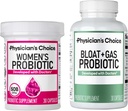 Lægens CHOICE Kvinder Probiotiske 30ct + Bloat & Gas Probiotiske 30ct - Avanceret fordøjelsessygdomme Bundle for kvinder