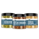 Earthborn Elements Berberine, Ceylon Cinnamon, & Turmeric Curcumin Bundle (200 Capsules Each), Pure & Undiluted, No Additives