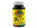 Nature's Blend Vitamin D3 50 MCG (2000 IU) Easy-to-Swallow, 100 SOFTGELS